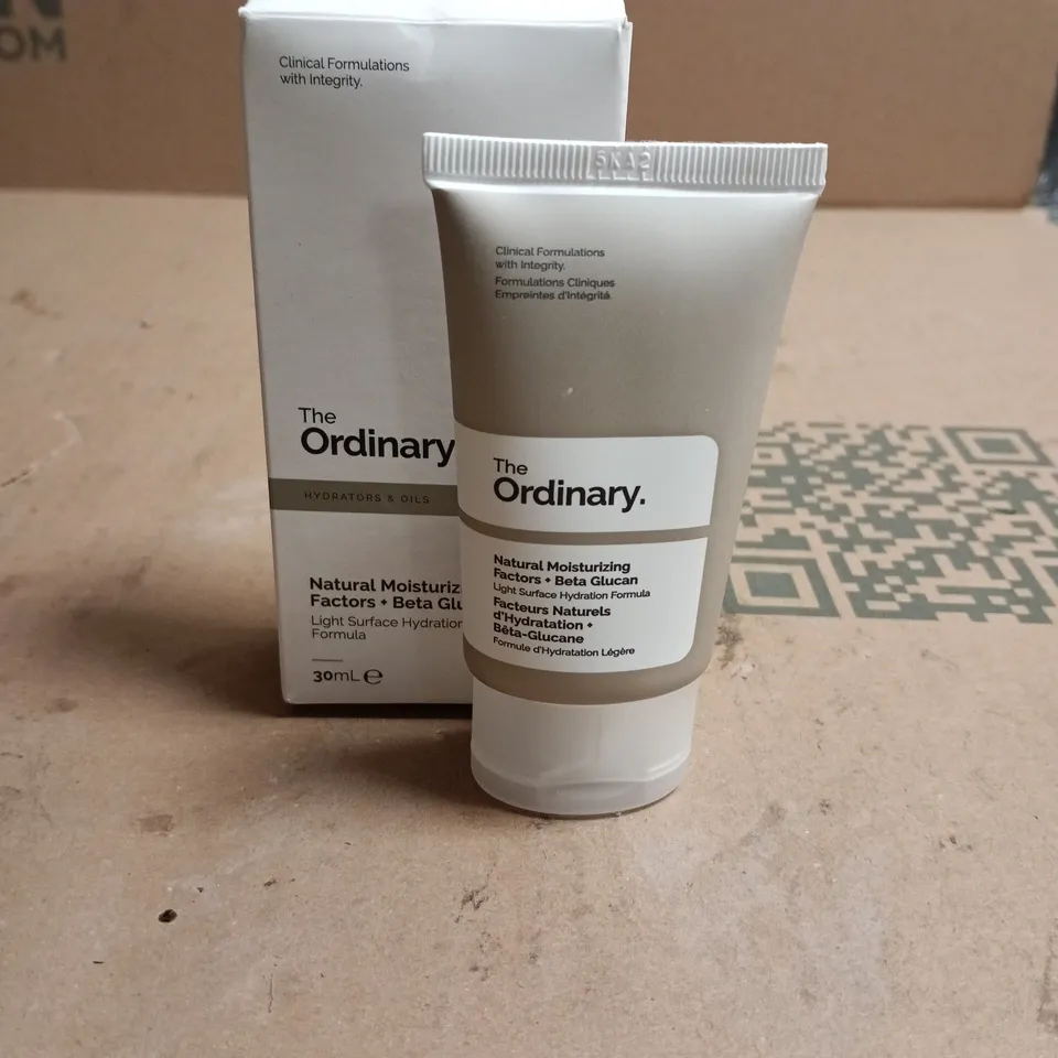 THE ORDINARY NATURAL MOISTURIZING FACTORS + BETA GLUCAN – 30 ML