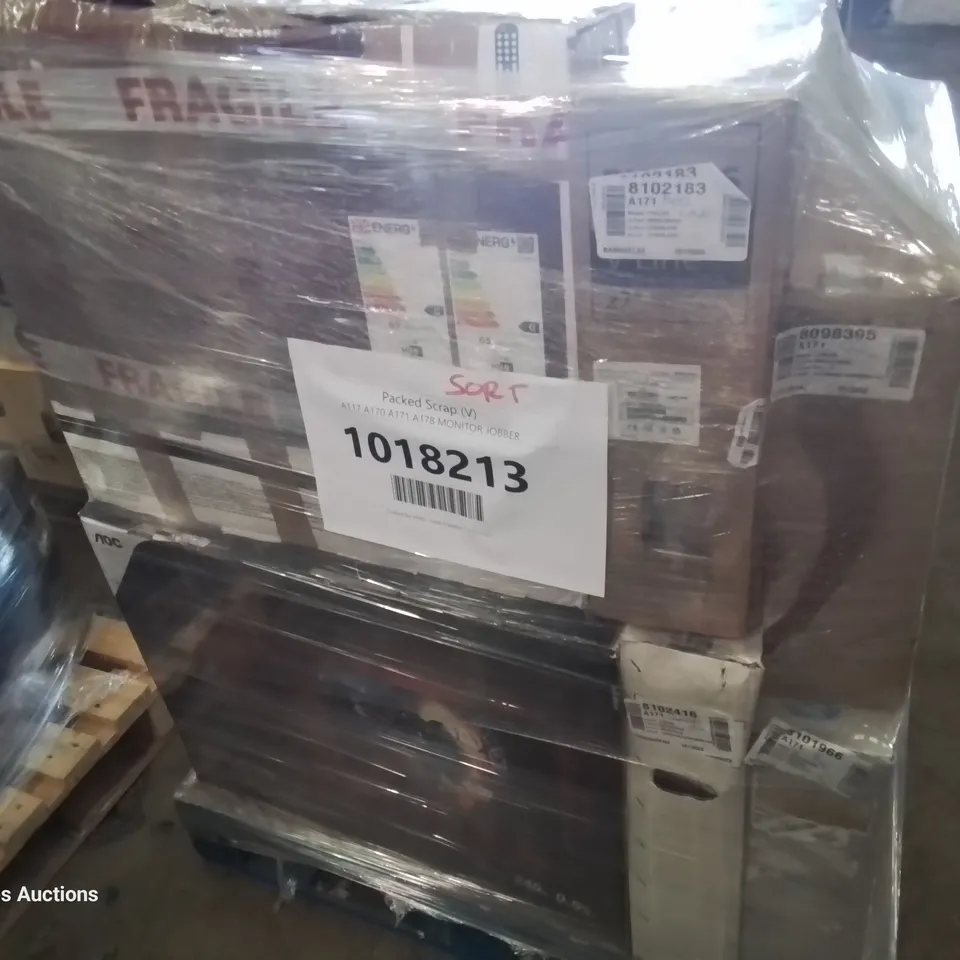 PALLET OF APPROXIMATELY 16 ASSORTED MONITORS TO INCLUDE