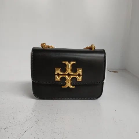 TORY BURCH MCGRAWEDGE LEATHER CROSSBODY BAG – BLACK