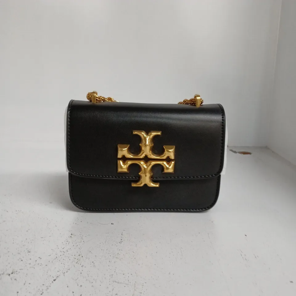 TORY BURCH MCGRAWEDGE LEATHER CROSSBODY BAG – BLACK