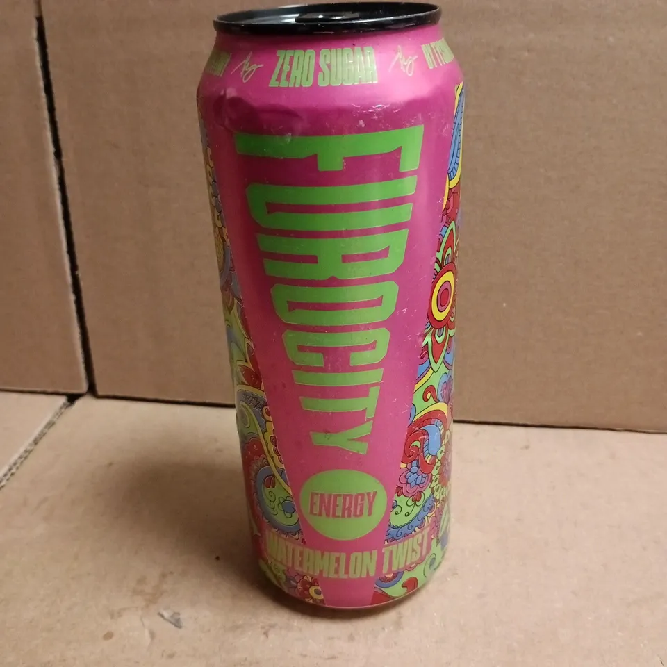 APPROXIMATELY 19 CANS OF FUROCITY ENERGY WATERMELON TWIST ENERGY DRINKS ZERO SUGAR (500ML)