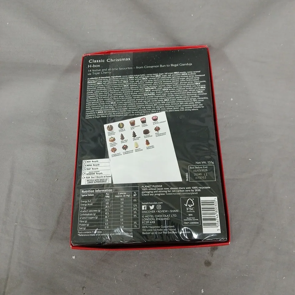 HOTEL CHOCOLAT CLASSIC CHRISTMAS SELECTION BOX