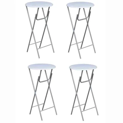 BOXED FOLDING DINING TABLE (SET OF 4)