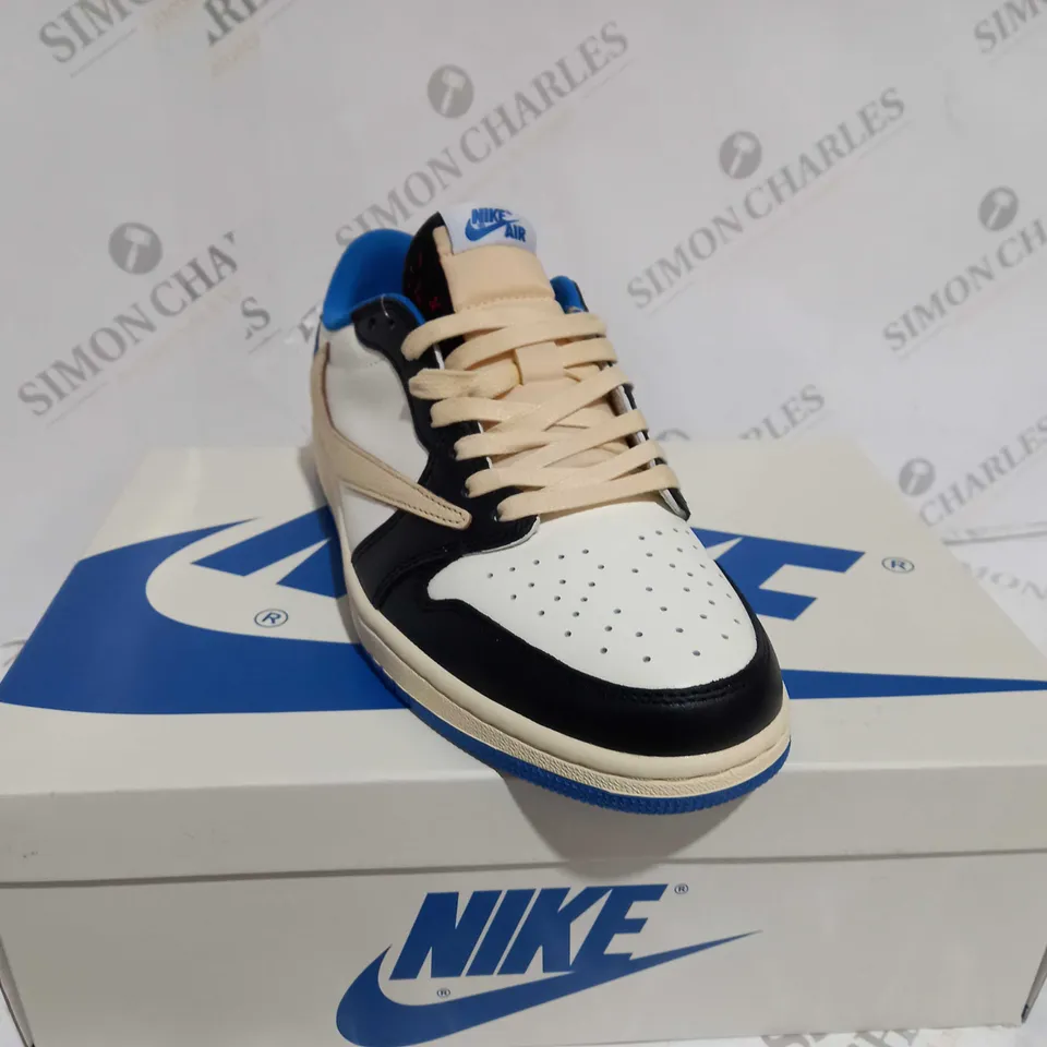 BOXED AIR JORDAN 1 LOW X TRAVIS SCOTT X FRAGMENT - UK SIZE 9.5