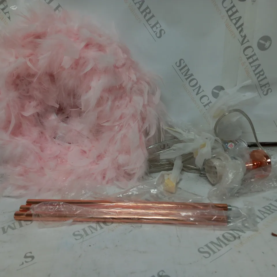ELLIE TABLE LAMP - PINK RRP £45