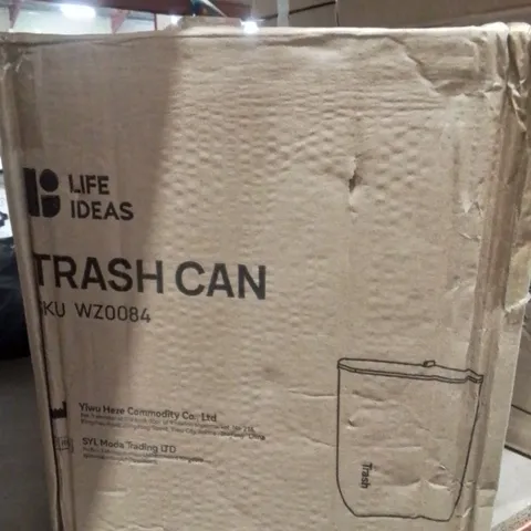 BOXED TRASH CAN 