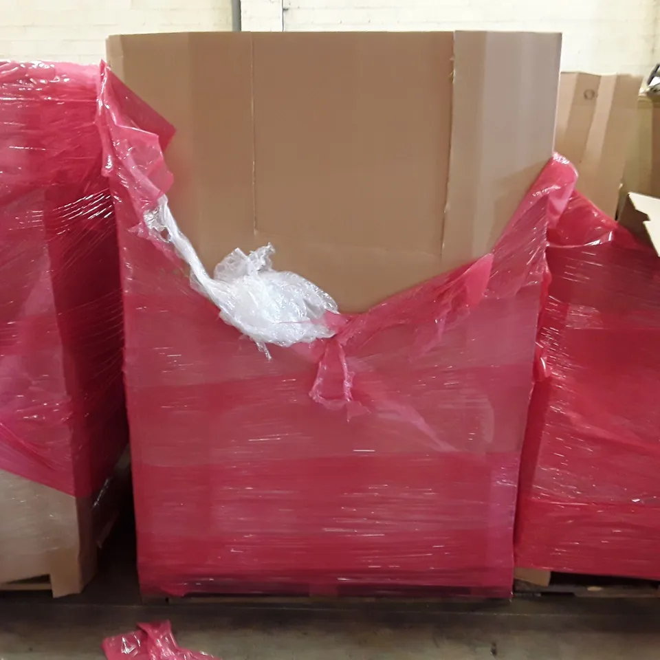 PALLET TO CONTAIN AN ASSORTMENT OF HOUSEHOLD ITEMS TO INCLUDE WALL CLOCKS VINYL PLAYER, EV CHARGERS AND VINYL FLOOR CUTTER ECT