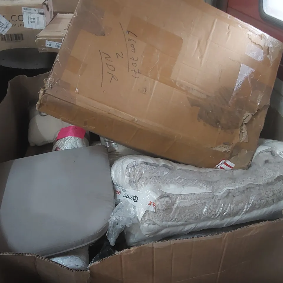 PALLET CONTAINING A LARGE QUANTITY OF ASSORTED HOMEWARE PRODUCTS INCLUDING TOWELS, CUSHIONS ECT
