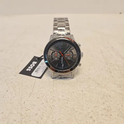 HUGO BOSS CHRONOGRAPH WATCH – STAINLESS STEEL BRACELET (BOXED)