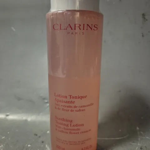 SEALED CLARINS SOOTHING TONING LOTION 200ML