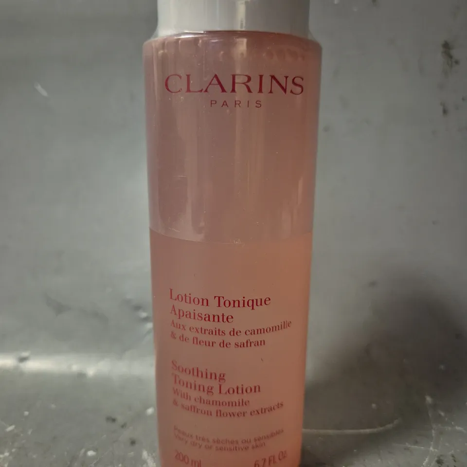 SEALED CLARINS SOOTHING TONING LOTION 200ML