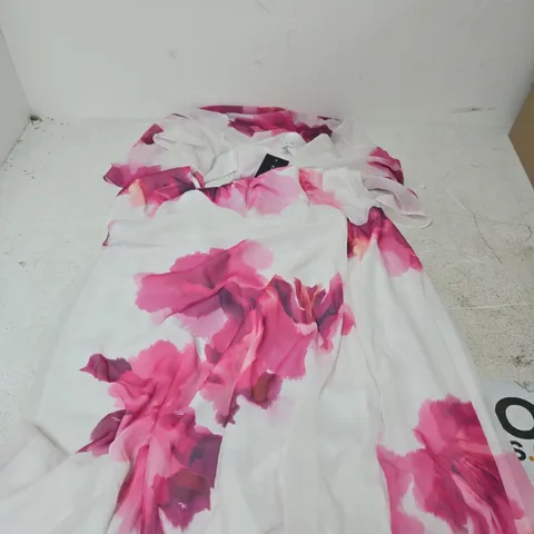 KALEIDOSCOPE PRINT CAPE MAXI DRESS - 18