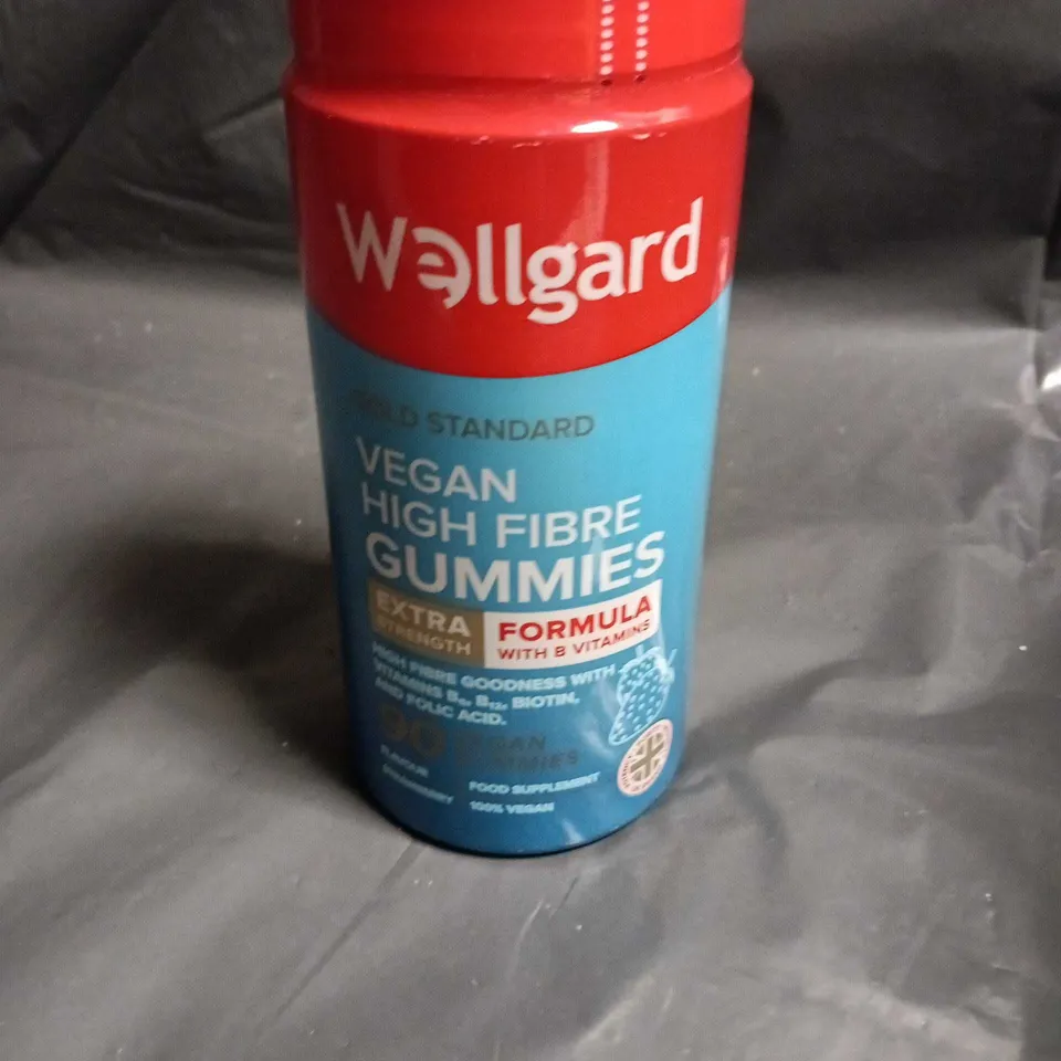 WELLGARD VEGAN HIGH FIBRE GUMMIES – FORMULA WITH B VITAMINS - 90 GUMMIES