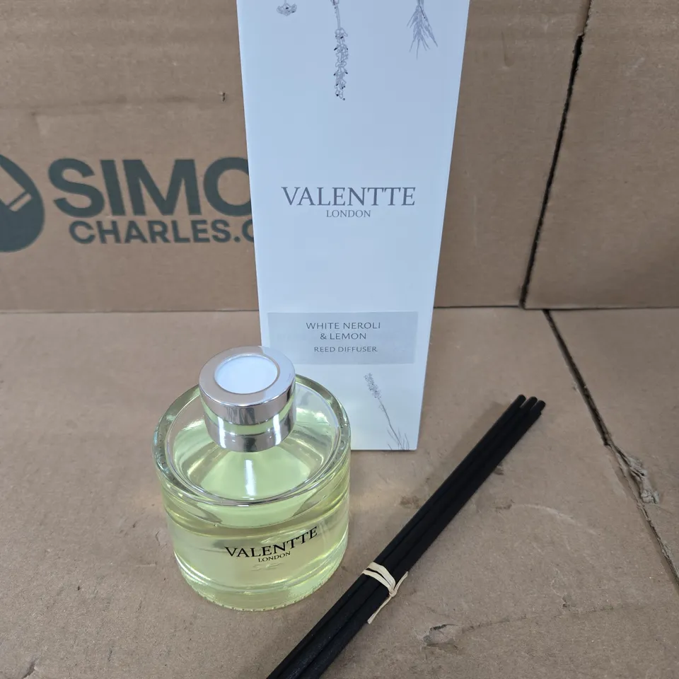 VALENTTE LONDON WHITE NEROLI & LEMON REED DIFFUSER