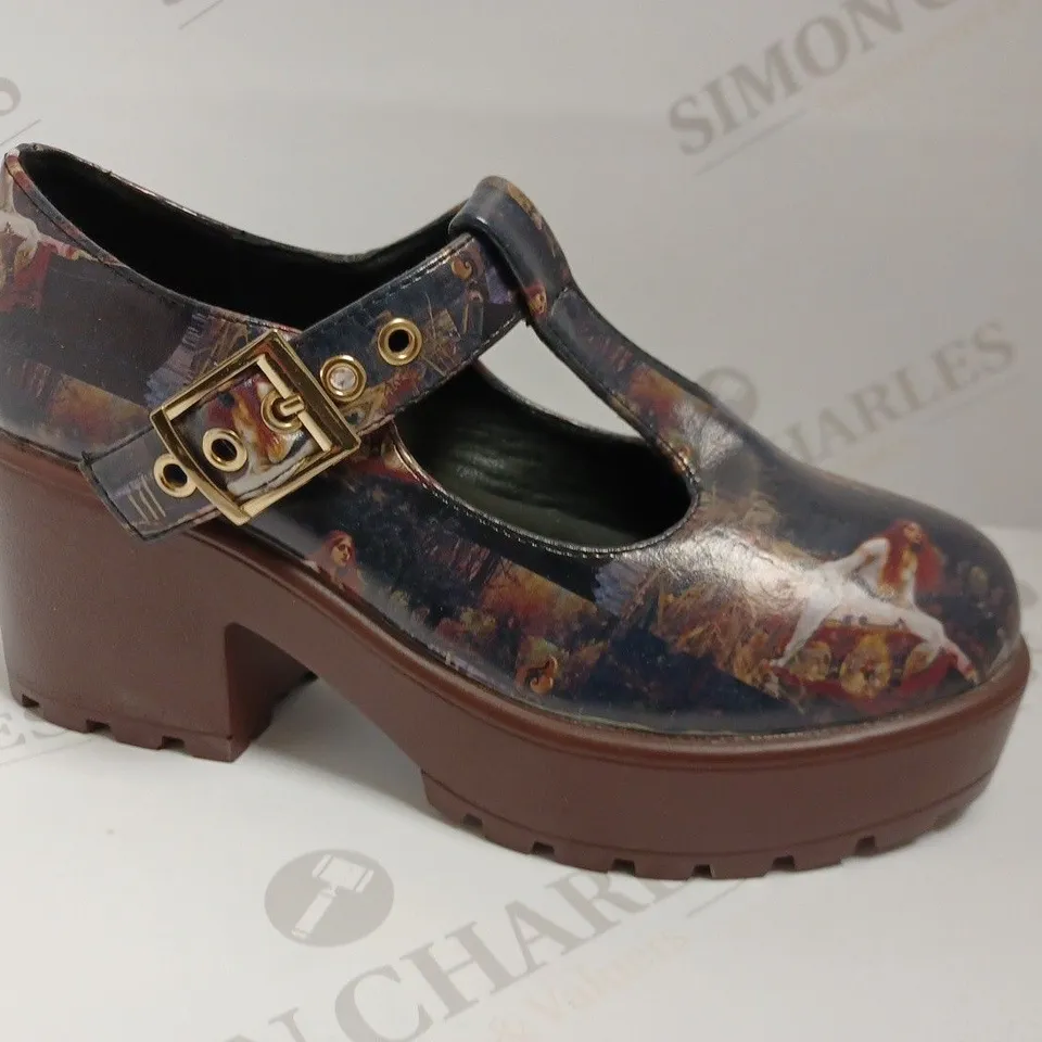 KOI VEGAN SAI PAINTING MARY JANES 'CAMELOT EDITION' - SIZE 4