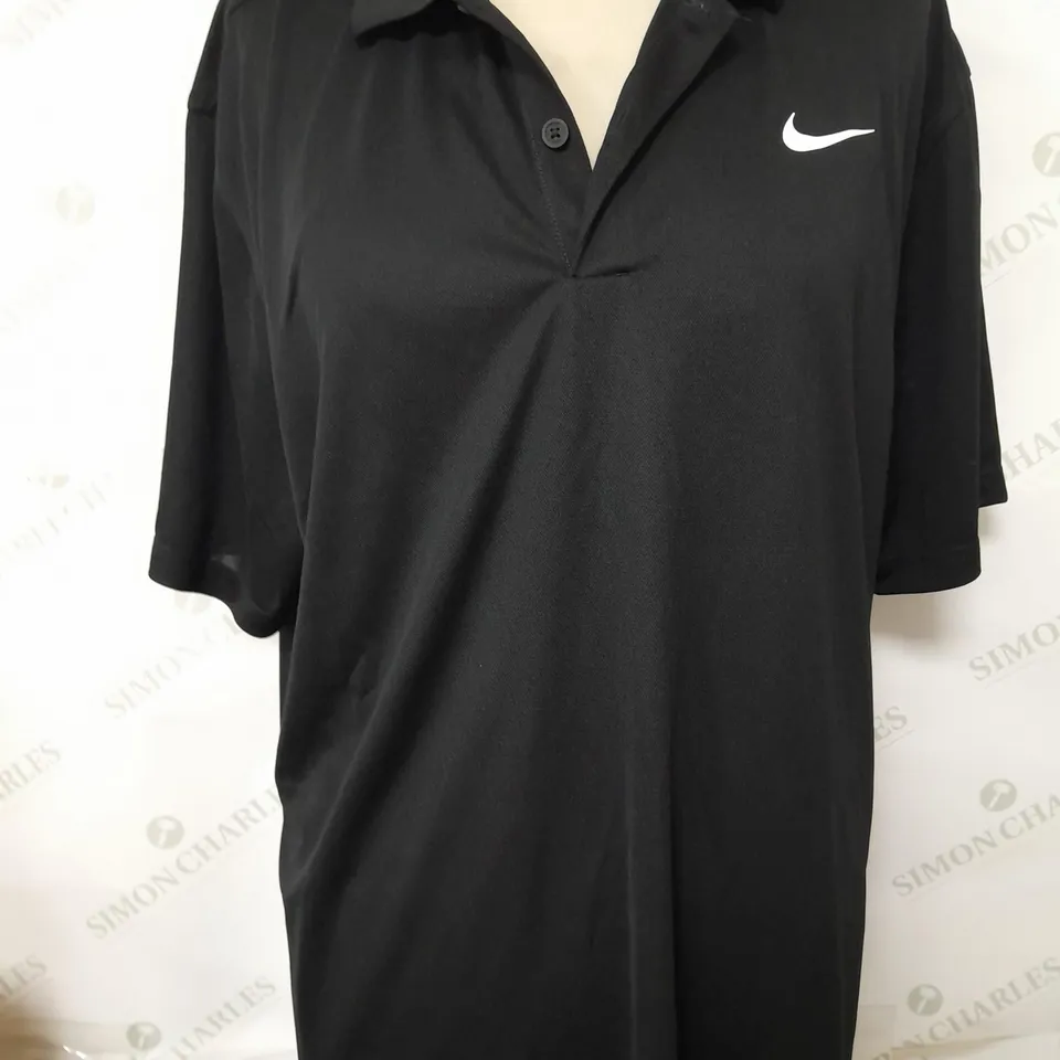 NIKE DRI-FIT MENS COLLARED SHIRT - SIZE LARGE
