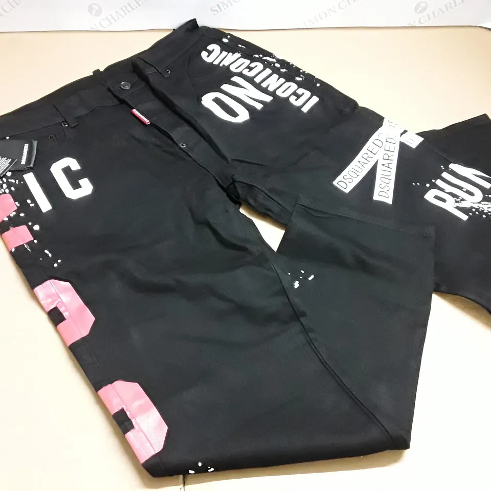 DSQUARED2 NEW RIDER JEANS IN BLACK - 36