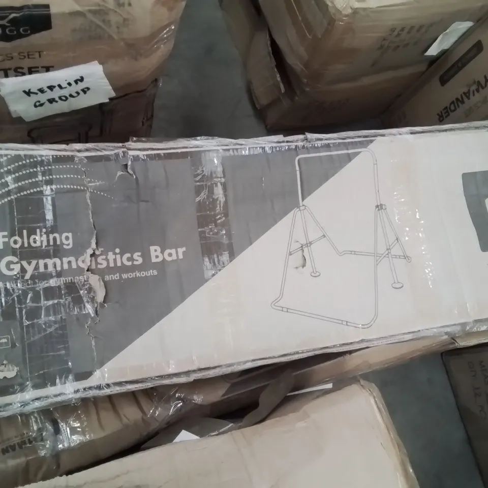 BOXED KAYMAN FOLDING GYMNASTICS BAR