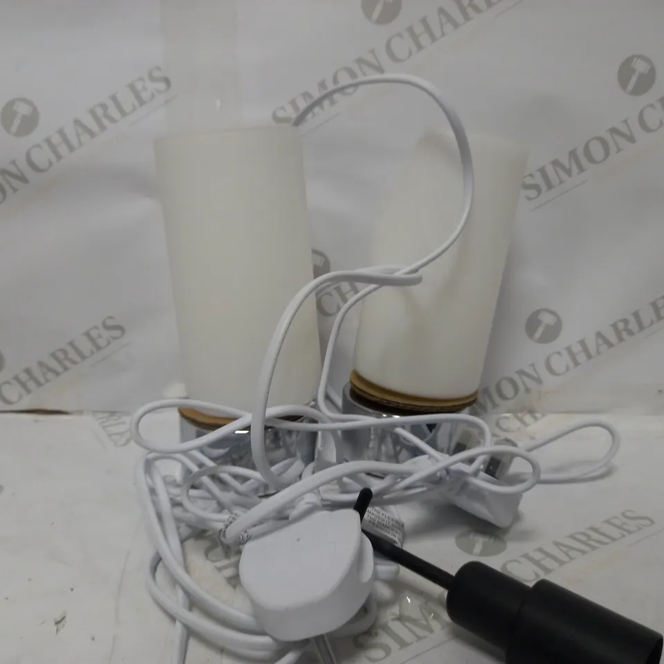 JOHN LEWIS CARA TOUCH LAMP SET OF 2