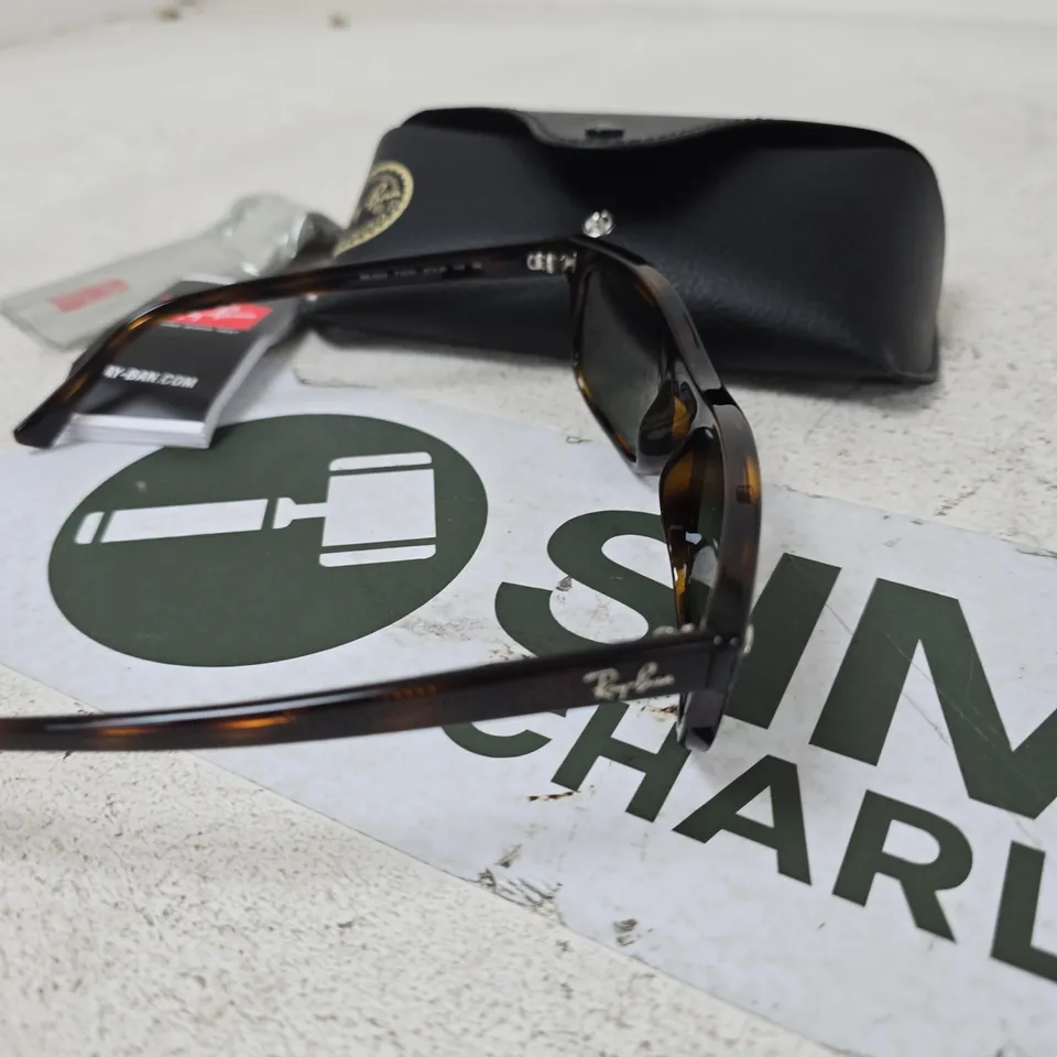RAY-BAN SUNGLASSES, TORTOISESHELL FRAME – WITH CASE