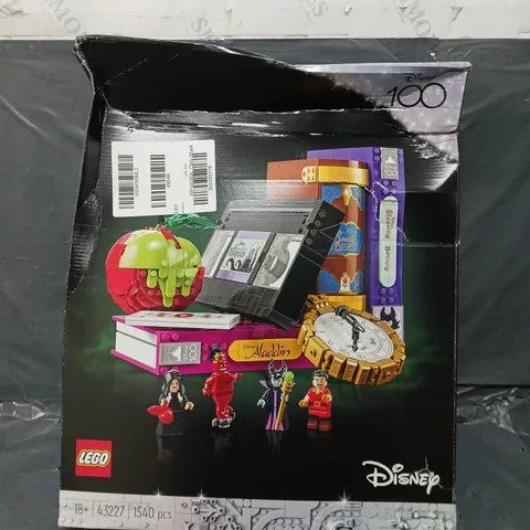 BOXED LEGO DISNEY VILLAIN ICONS SET FOR ADULTS 43227