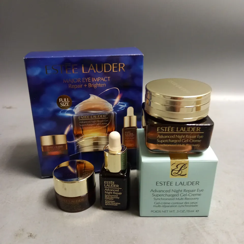 BOXED ESTEE LAUDER MAJOR EYE IMPACT REPAIR AND BRIGHTEN SET