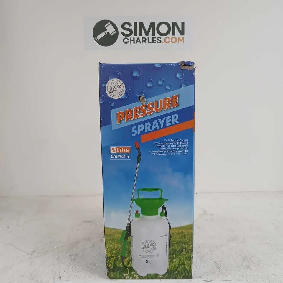 ARMO GARDENING PRESSURE SPRAYER 5L BOXED