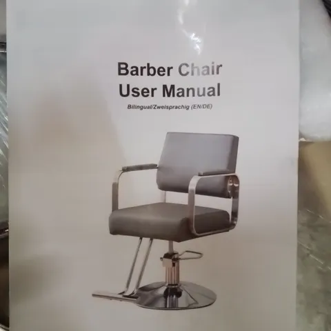 BOXED BARBER CHAIR