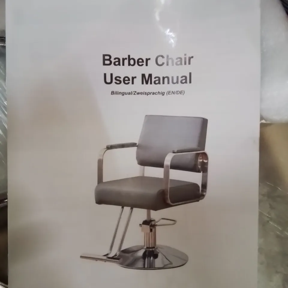 BOXED BARBER CHAIR