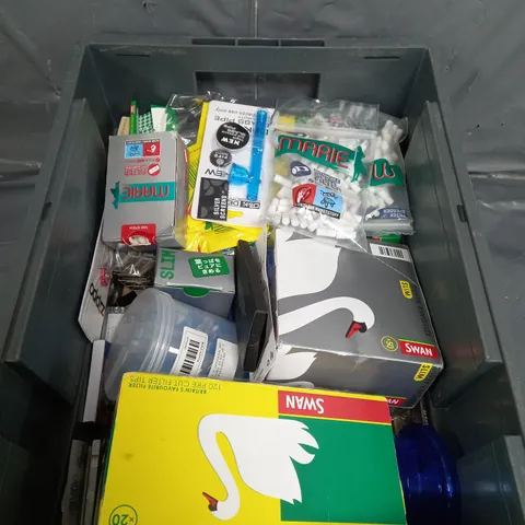 APPROXIMATELY 10 ASSORTED HOUSEHOLD ITEMS TOO INCLUDE TOBACCO PRODUCTS