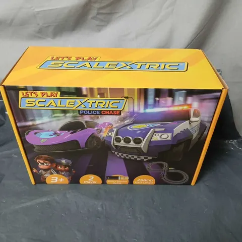 SCALEXTRIC POLICE CHASE SLOT CAR RACING SET – BOXED
