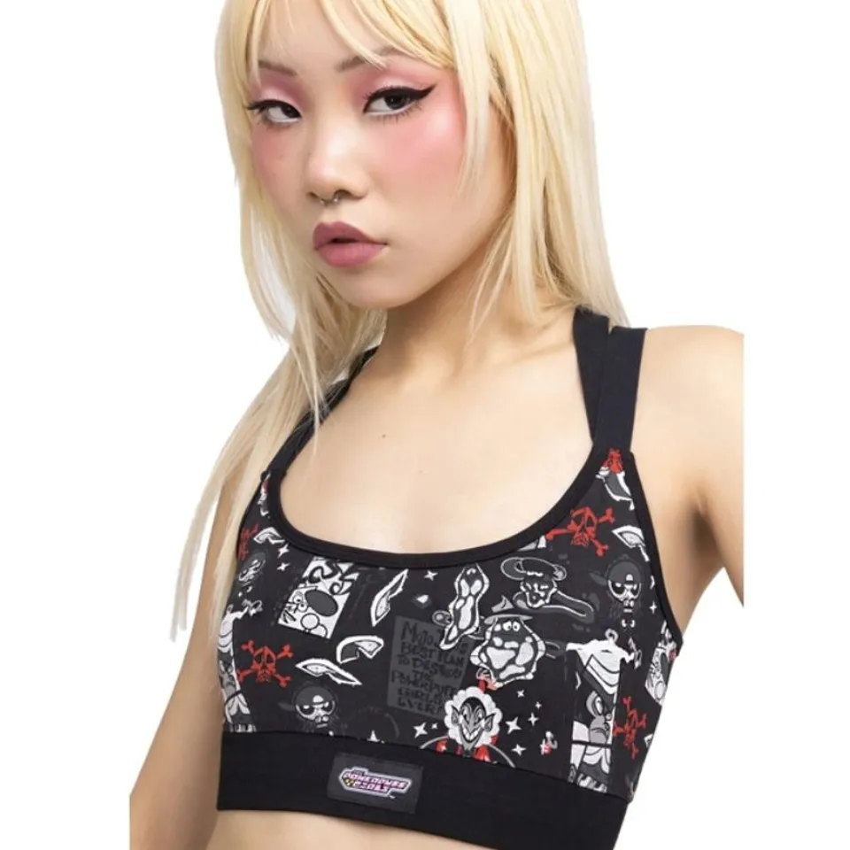 BRAND NEW KILLSTAR - THE POWERPUFF GIRLS - WE WANT TO FIGHT - MULTI WOMEN'S BRA SIZE S
