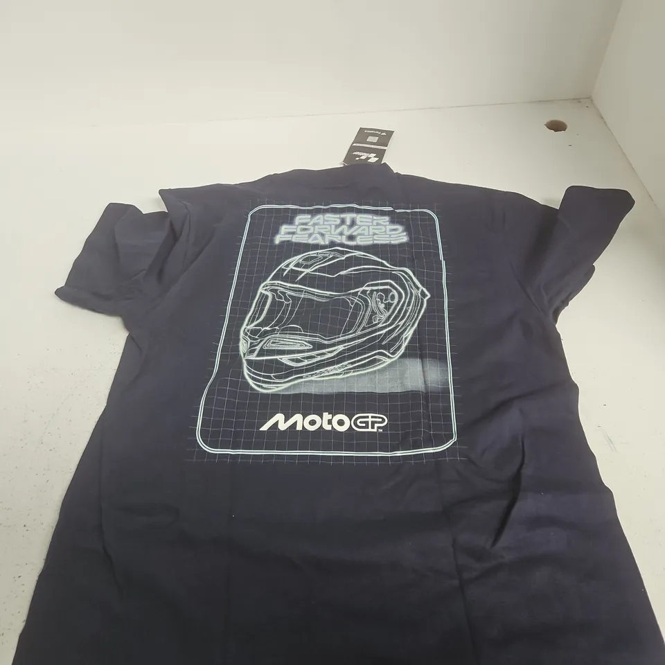 MOTOGP T-SHIRT – NAVY – MEN'S UK SIZE M