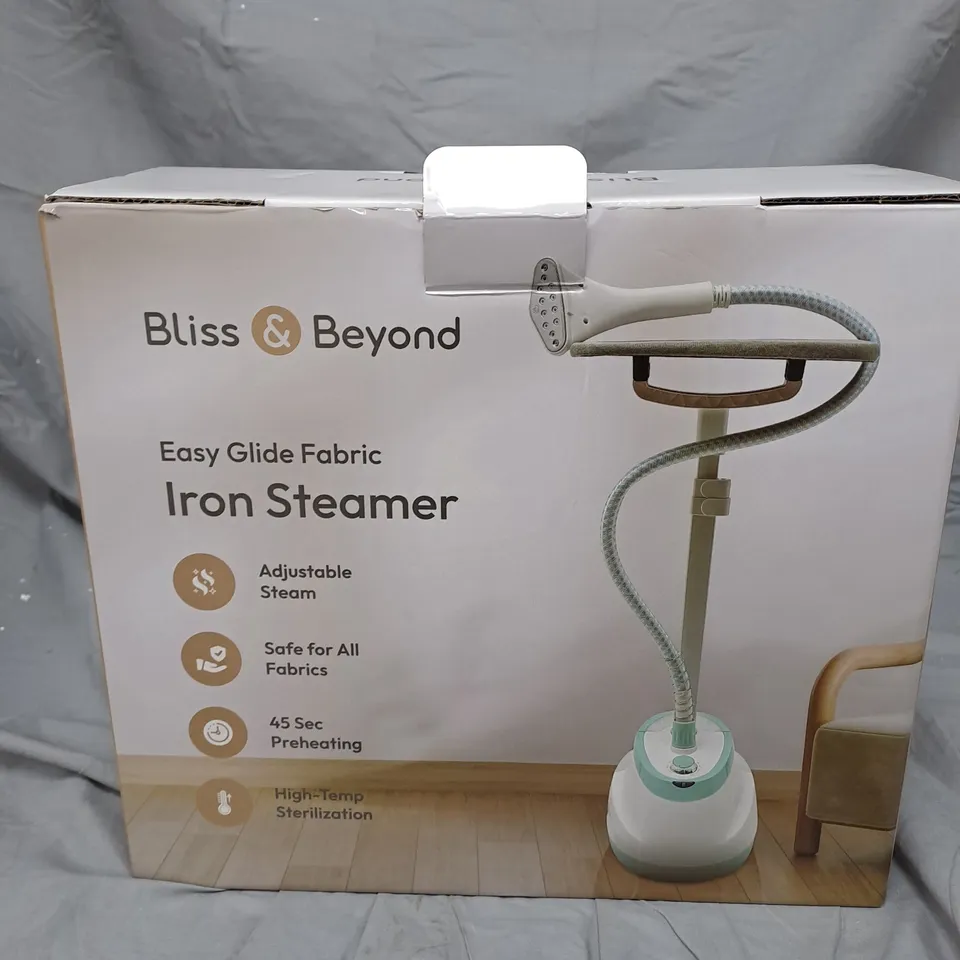 BLISS & BEYOND EASY GLIDE FABRIC IRON STEAMER