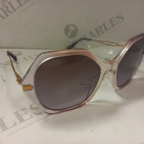 COACH GRADIENT TRANSPARENT HEXAGONAL SUNGLASSES