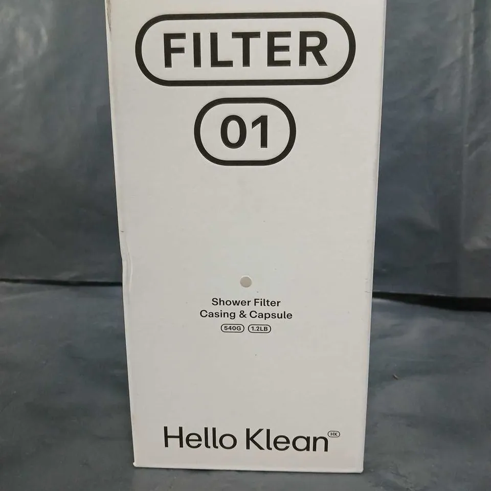 HELLO KLEAN FILTER 01 SHOWER FILTER CASING AND CAPSULE