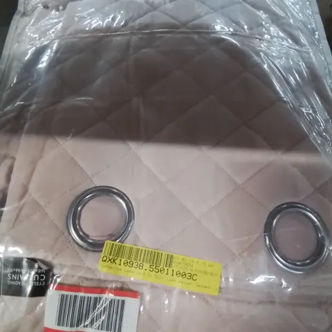 CATHERINE LANSFIELD SO SOFT LUXE VELVET CURTAINS IN PINK
