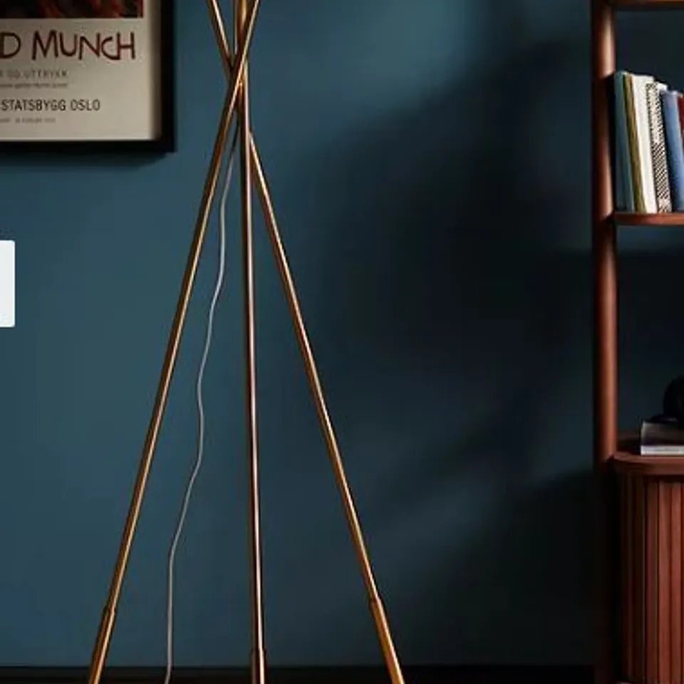 BOXED JOHN LEWIS CROSSMARK TRIPOD FLOOR LAMP