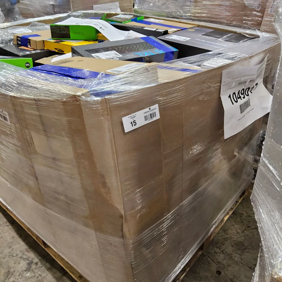PALLET OF APPROXIMATELY 129 UNPROCESSED RAW RETURN HIGH VALUE ELECTRICAL GOODS TO INCLUDE;