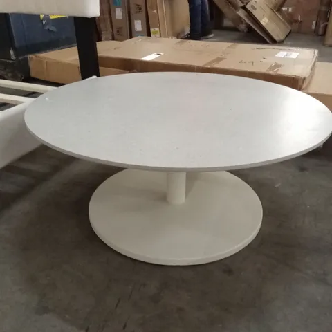 DESIGNER ROUND METAL COFFEE TABLE
