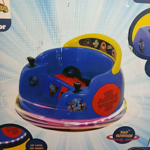 BOXED SPIDERMAN SPIDEY & HIS AMAZING FRIENDS 6V ELECTRIC BUMPER CAR RIDE ON