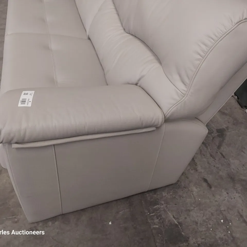 QUALITY BRITISH DESIGNER G PLAN STRATFORD THREE SEATER SOFA CAMBRIDGE CLOUD LEATHER 