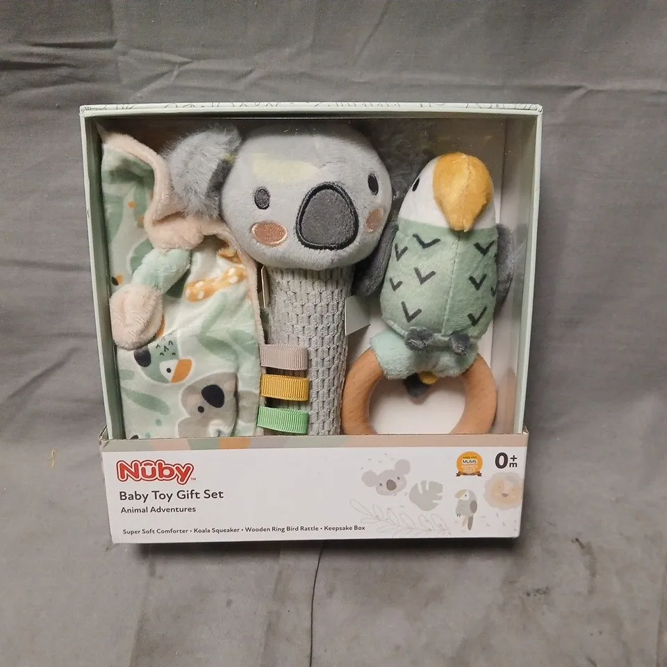NUBY BABY TOY GIFT SET – ANIMAL ADVENTURES