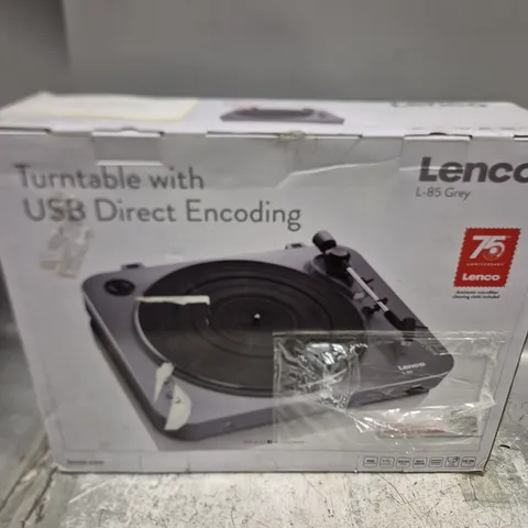 LENCO L-85 TURNTABLE IN GREY
