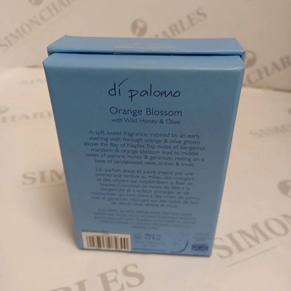 BOXED AND SEALED DI PALOME ORANGE BLOSSOM WITH WILD HONEY AND OLIVE EAU DE PARFUM 50ML