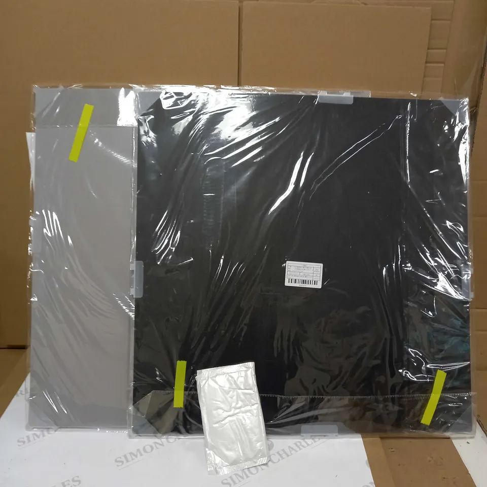 LOT OF 2 SELENS BACKDROP BOARDS 55X55CM - BLACK & GREY 