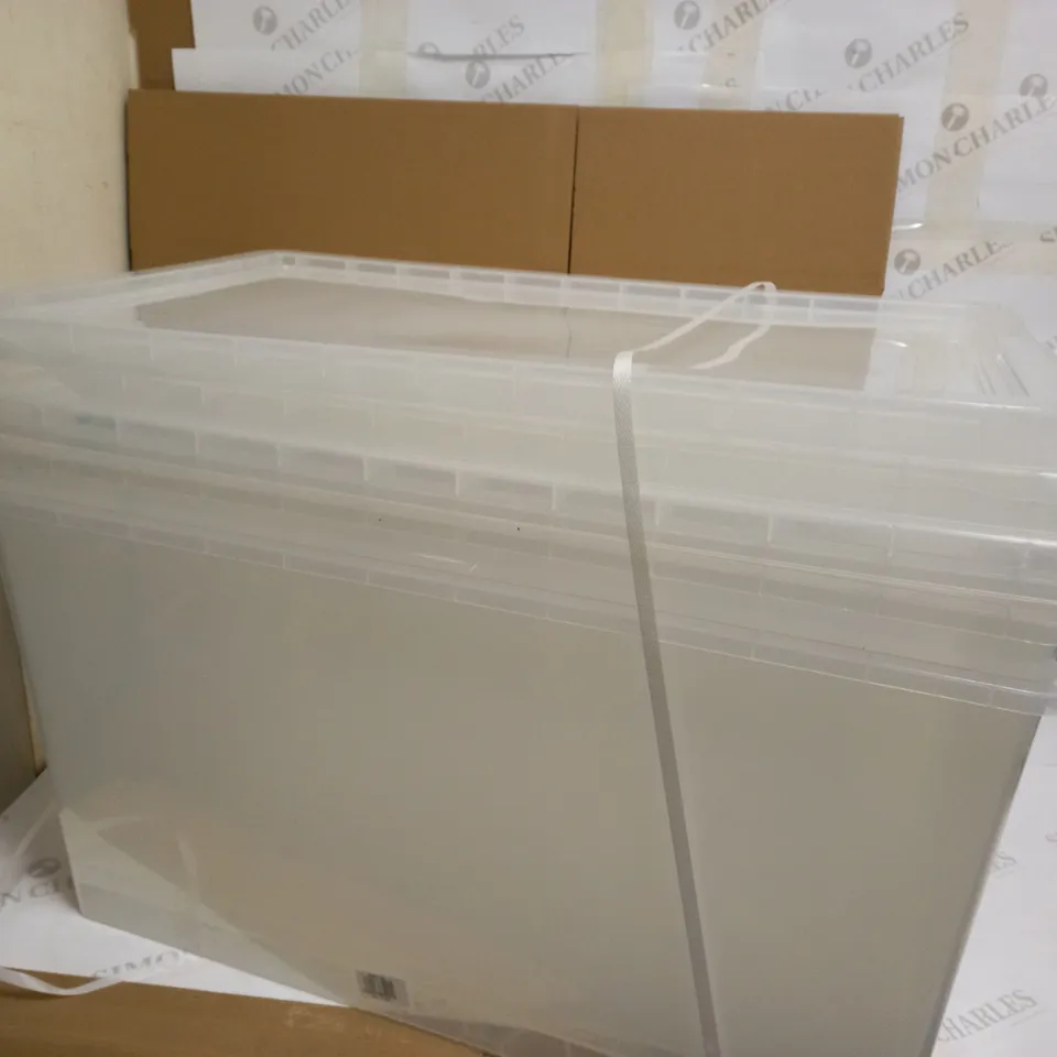 REALLY USEFUL PRODUCTS BOX SET - NESTABLE CLEAR