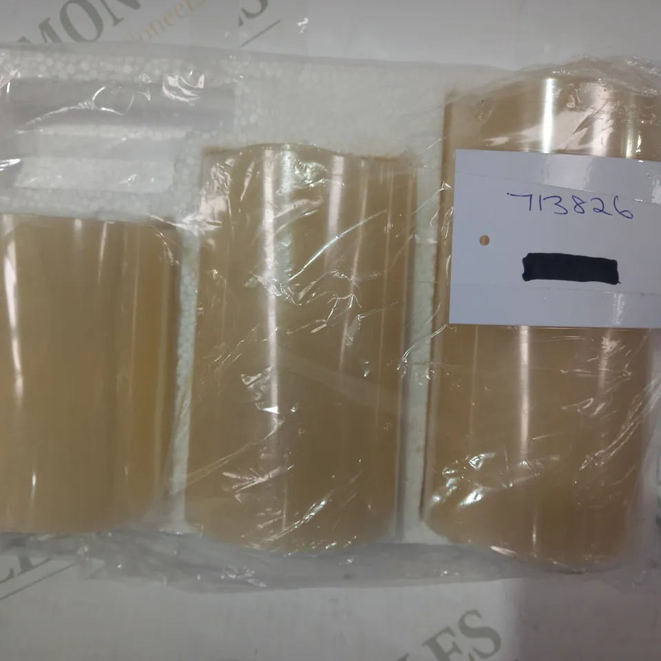 LUXFORM SET OF 3 COLOUR CHANGE FLAMELESS CANDLES