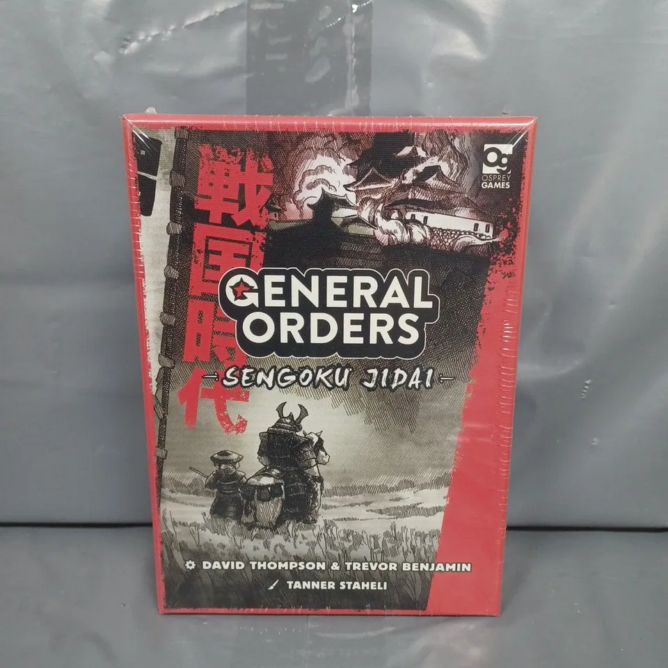 BOXED AND SEALED GENERAL ORDERS - SENGOKU JIDAI