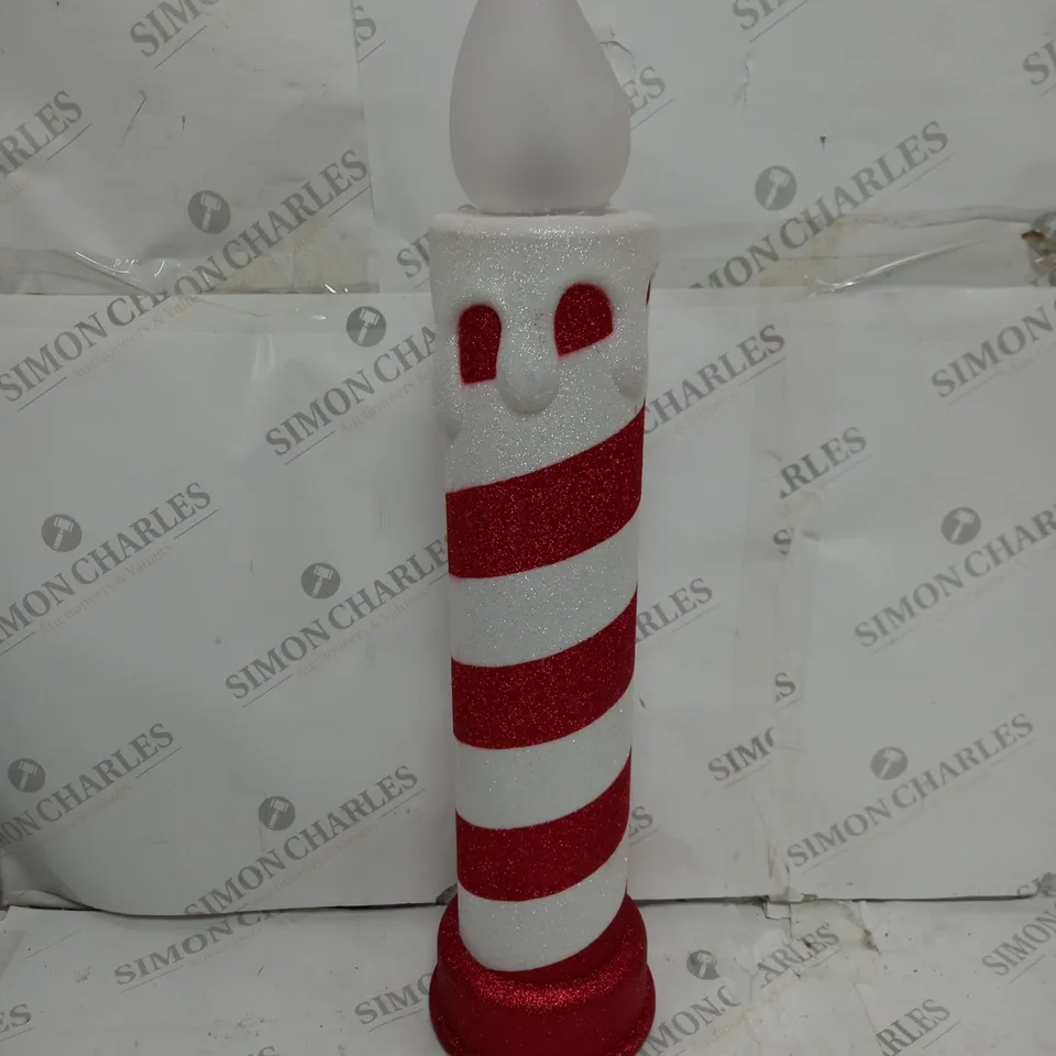 BOXED MR CHRISTMAS INDOOR/OUTDOOR 24" LIGHT UP CANDLE